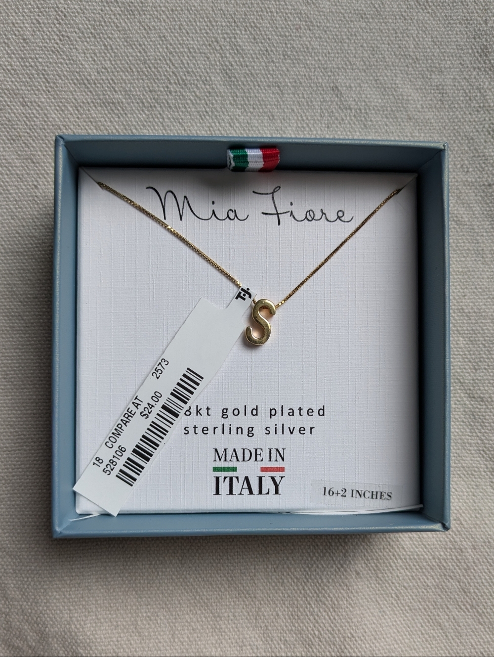 Mia Fiore Gold Plated Sterling Silver Necklace